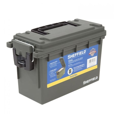 Sheffield Field Box, Blend, Green, 11-1/2 in W x 5 in D x 7-1/4 in H 12626